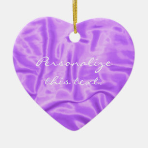 Purple Satin-Christmas Ornament