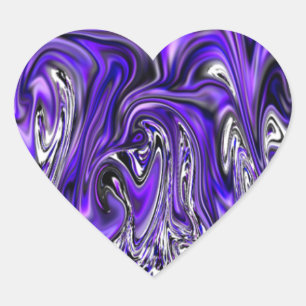Purple Satin & Glitz Envelope Seals or Stickers