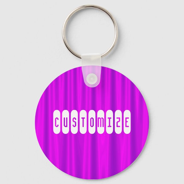 Purple Satin - Template Keychain (Front)