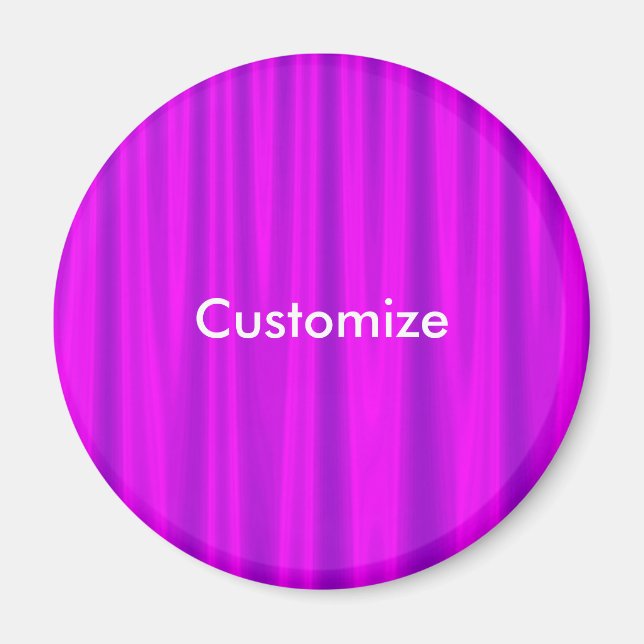 Purple Satin - Template Magnet (Front)