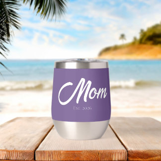 Purple Script Mom Established