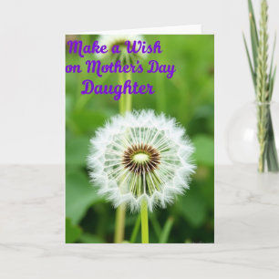 Purple Script Mothers Day Card