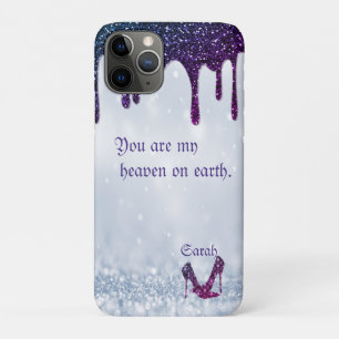 Purple Sequins iPhone 11 Pro Case