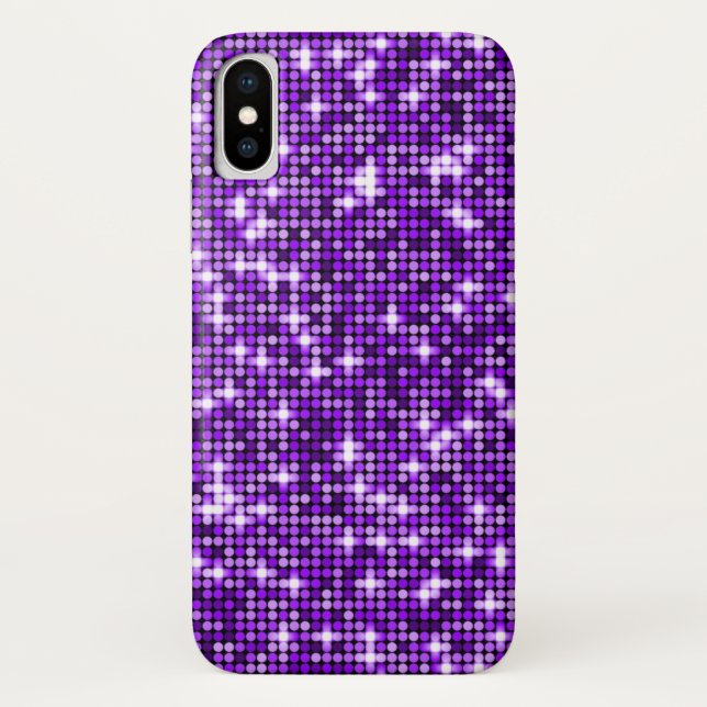 Purple Sequins Phone Case (Back)