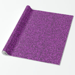 Purple Sequins Wrapping Paper
