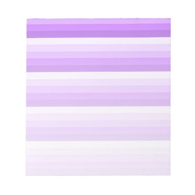 Purple shadow stripes notepad (Front)