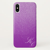 Purple Shimmer Dust Personalized Phone Case