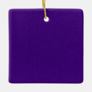 Purple Shimmer Square Ornament – Customizable