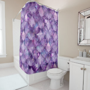 Purple Shiny Mermaid Print