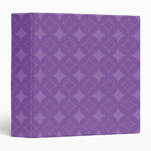 Purple shippo pattern binder
