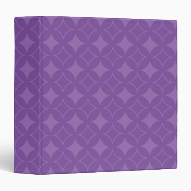 Purple shippo pattern binder (Front/Spine)