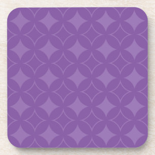 Purple shippo pattern coaster