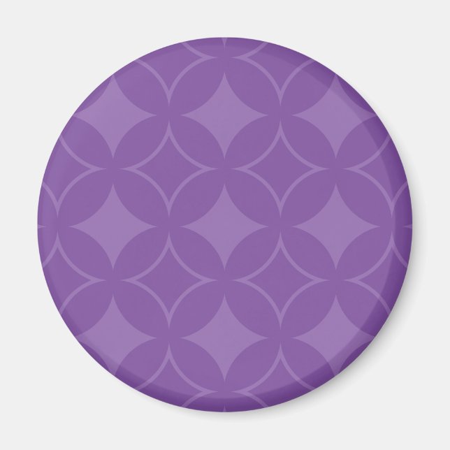Purple shippo pattern magnet (Front)