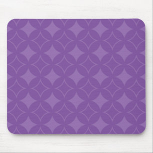 Purple shippo pattern mouse pad