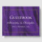Purple Silk and Gold Wedding