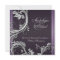 Purple silver floral wedding engagement