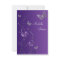 Purple Silver Floral with Buttterflies Bat Mitzvah