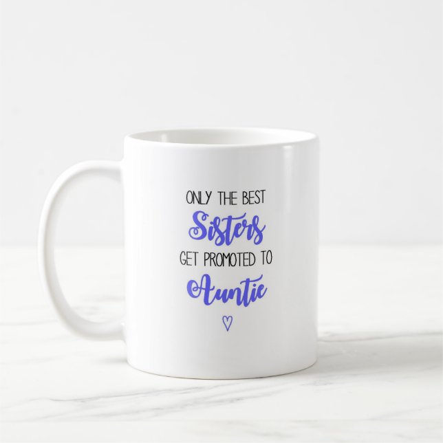 Purple Sister Promoted to Auntie Mug (Left)
