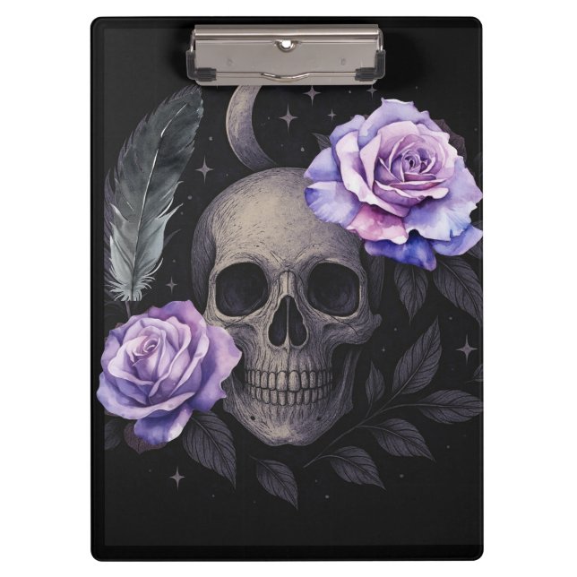 PURPLE SKULL CLIPBOARD (Front)