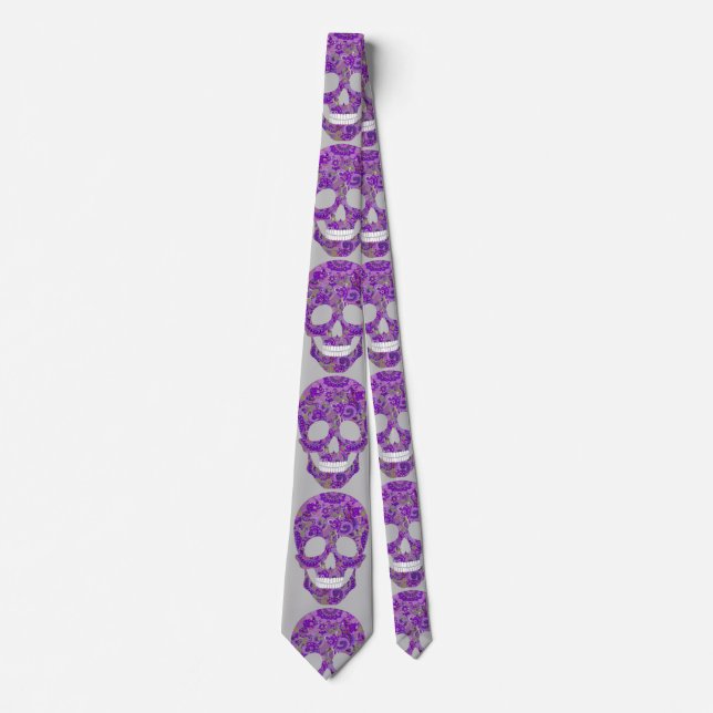 Purple Skull Tie (Front)