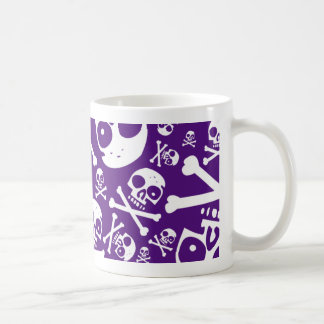 Purple Skulls Coffee Mug