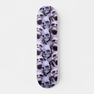 Purple Skulls Skateboard