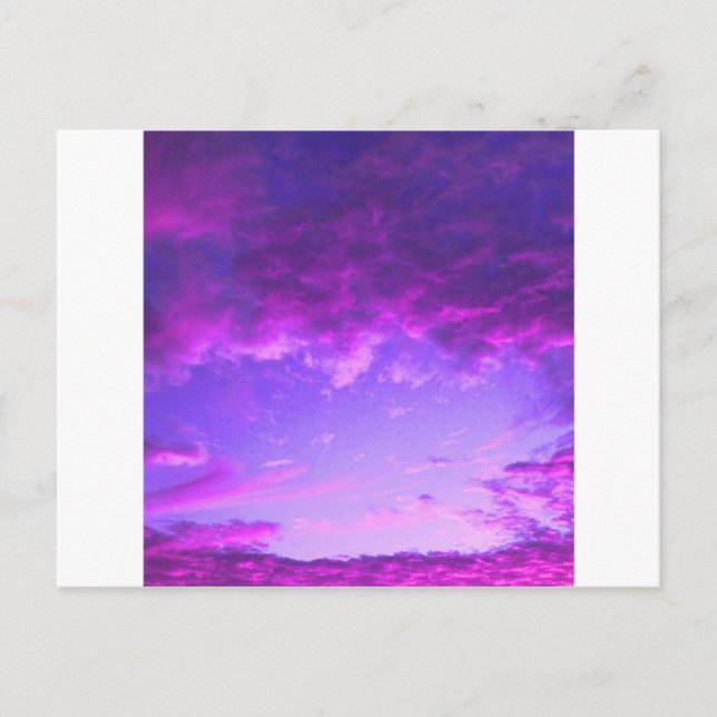 Purple Sky Postcard (Front)
