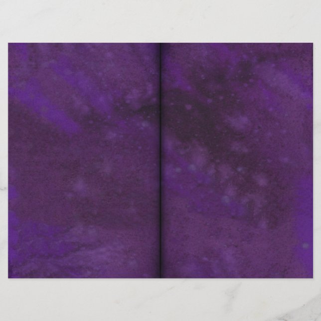 Purple Sky Scrapbook Paper (Front)