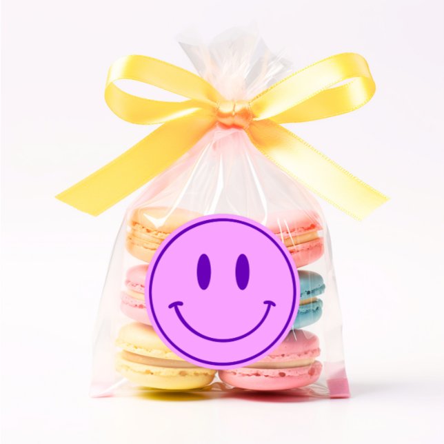 Purple Smile One Happy Dude/Gal Birthday Stickers (Creator Uploaded)