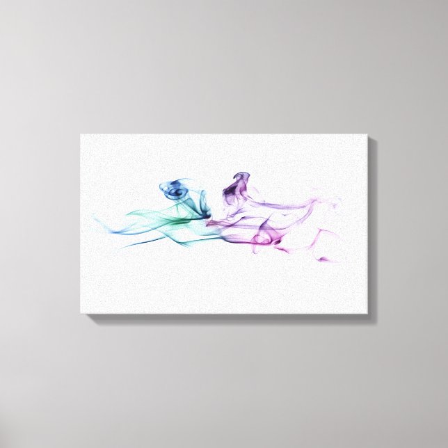 Purple Smoke Canvas Print (Front)