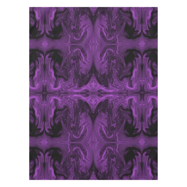Purple Smoke Tablecloth (Front)