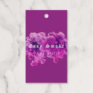 Purple Smoke Vape Shop Business  Gift Tags