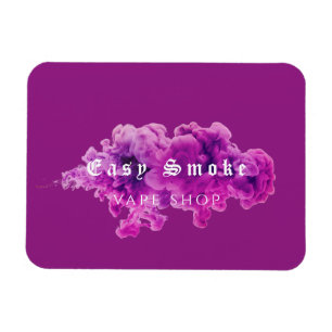 Purple Smoke Vape Shop Business Magnet