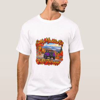 Purple_Smoky Mt Fall Trail Therapy T-Shirt