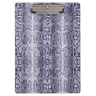  Purple Snake Skin Animal Print Clipboard