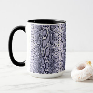 Purple Snake Skin Animal Print Mug