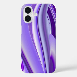 Purple Snow Dream , Abstract Fantasy Rainbow-Art iPhone 16 Case