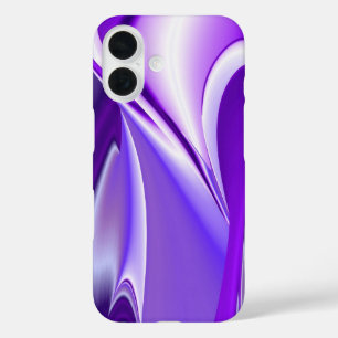 Purple Snow Dream , Abstract Fantasy Rainbow-Art iPhone 16 Case