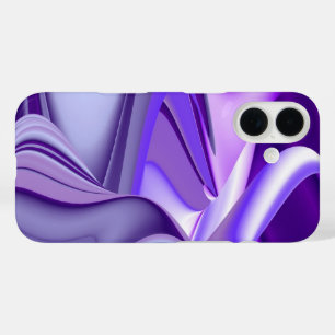 Purple Snow Dream , Abstract Fantasy Rainbow-Art iPhone 16 Case