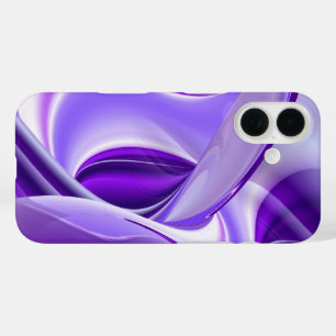 Purple Snow Dream , Abstract Fantasy Rainbow-Art iPhone 16 Case