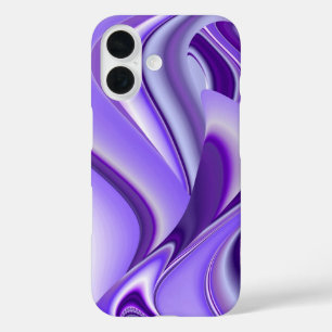 Purple Snow Dream , Abstract Fantasy Rainbow-Art iPhone 16 Case