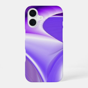 Purple Snow Dream , Abstract Fantasy Rainbow-Art iPhone 16 Case