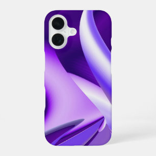 Purple Snow Dream , Abstract Fantasy Rainbow-Art iPhone 16 Case