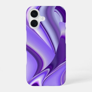 Purple Snow Dream , Abstract Fantasy Rainbow-Art iPhone 16 Case
