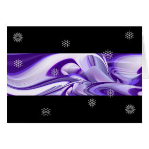 Purple Snow Dreams , Abstract Fantasy Rainbow-Art