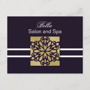 purple snowflake business ThankYou Cards