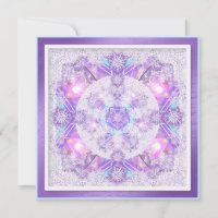 Purple snowflake
