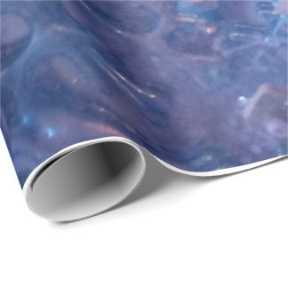 Purple Snowflake Wrapping Paper