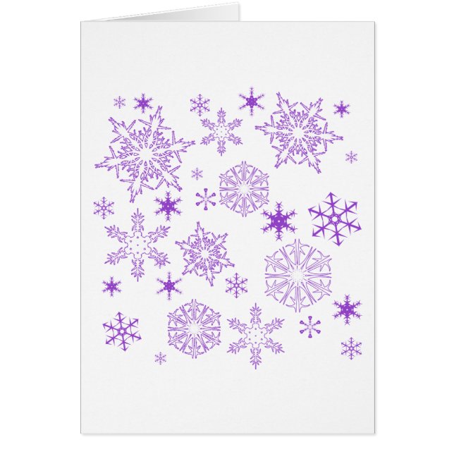 purple snowflakes (Front)