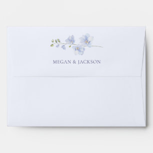 Purple soft flower bloom  envelope
